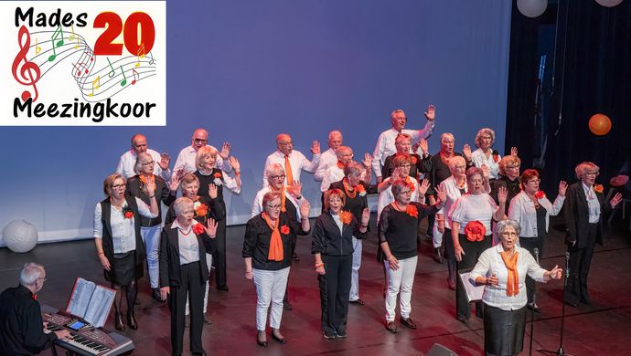 Jubileumshow 20 jaar Mades Meezingkoor | Mades Meezingkoor en diverse gastmuzikanten | 22 november 2026 | Theater de Bussel