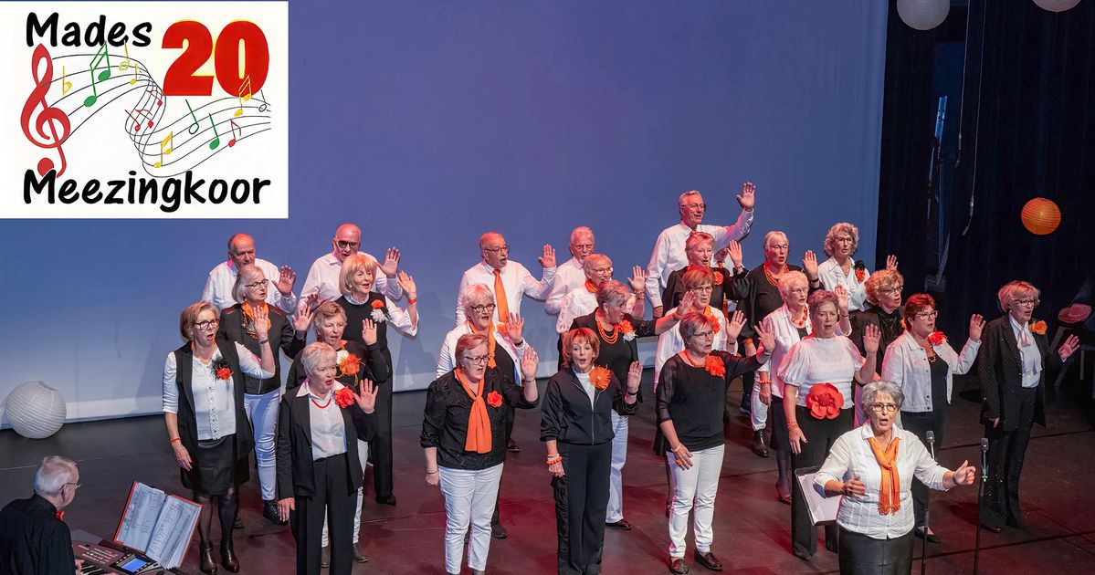 Jubileumshow 20 jaar Mades Meezingkoor — Mades Meezingkoor en diverse gastmuzikanten