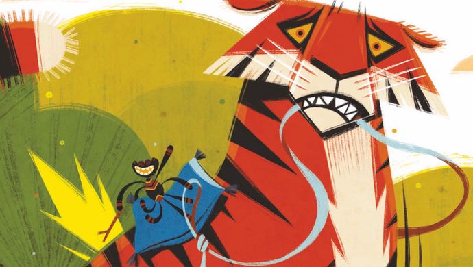Anansi de spin en de gulzige Tijger | Vanaf2 Producties | 28 april 2027 | Theater de Bussel