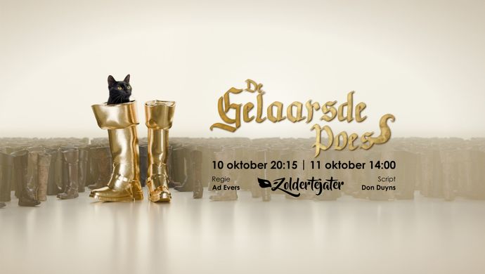 De Gelaarsde Poes | Zoldertejater | 10 & 11 oktober 2026 | Theater de Bussel